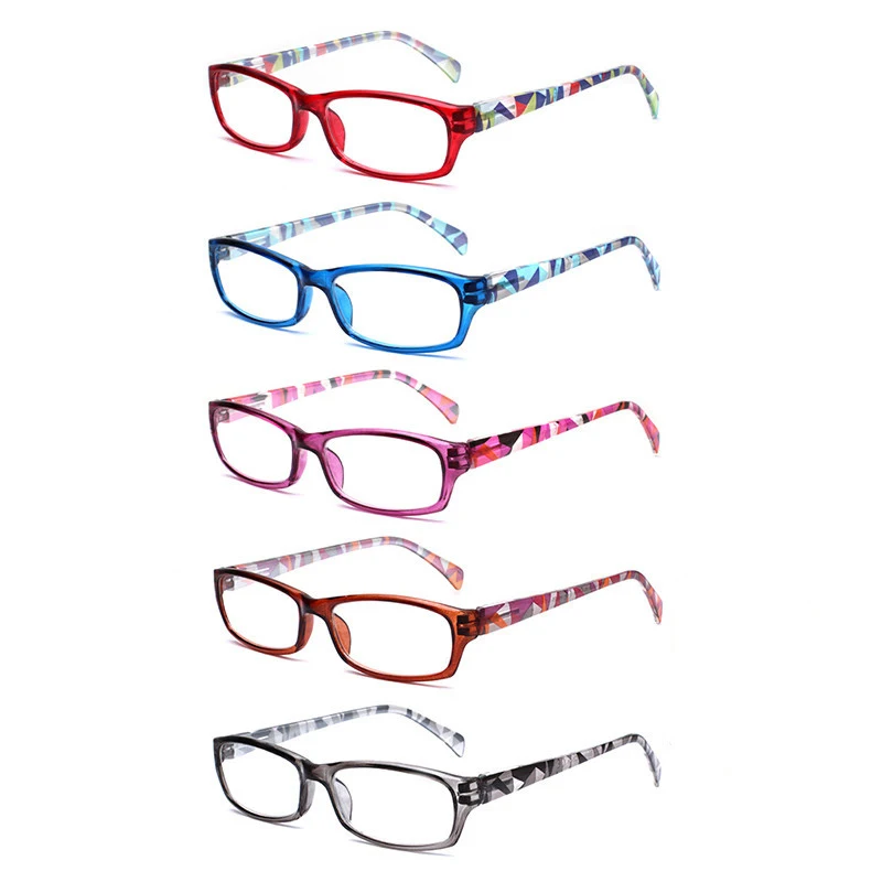 Henotin 5 Pack Reading Glasses for Men and Women Spring Hinge Oval Frames Colorful Readers Quality Eyeglasses 0.5to 6.0
Henotin 5 Pack Reading Glasses for Men and Women Spring Hinge Oval Frames Colorful Readers Quality Eyeglasses 0.5to 6.0