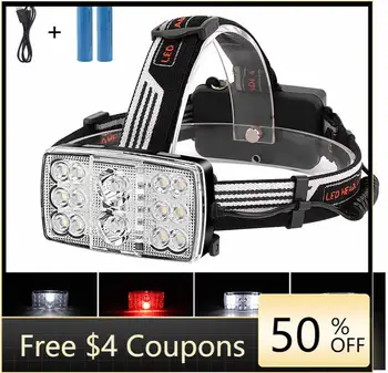 Ultra Bright High Lumens Outdoor LED Headlight ,with 7 White Lighting And 4 Red Light Modes, IPX6 Waterproof, Lightweight, Comfo
Ultra Bright High Lumens Outdoor LED Headlight ,with 7 White Lighting And 4 Red Light Modes, IPX6 Waterproof, Lightweight, Comfo