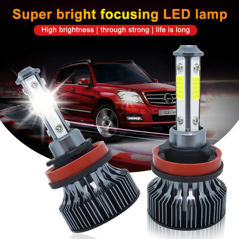 2Pcs 4300K 20000LM 8000K H7 H4 880 LED Car Headlights Bulbs Auto 881 9005 HB3 9006 HB4 H8 H9 H11 Bulb Turbo Headlamps 12V 24V
2Pcs 4300K 20000LM 8000K H7 H4 880 LED Car Headlights Bulbs Auto 881 9005 HB3 9006 HB4 H8 H9 H11 Bulb Turbo Headlamps 12V 24V