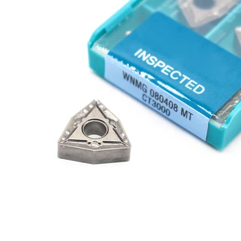 10pcs WNMG080408 MT CT3000 External Turning Tools Cermet Grade Carbide insert Lathe cutter Tool Tokarnyy turning insert
10pcs WNMG080408 MT CT3000 External Turning Tools Cermet Grade Carbide insert Lathe cutter Tool Tokarnyy turning insert