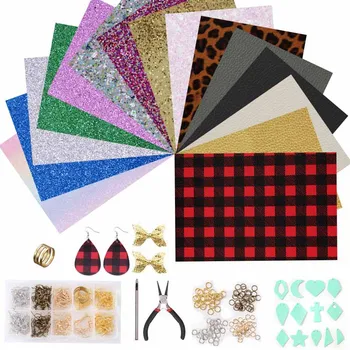 Pu Leather Earrings Accessory Set Buffalo Plaid Leopard Sequins Leather For DIY Making Jewelry Earing Hairpin Material Connector
Pu Leather Earrings Accessory Set Buffalo Plaid Leopard Sequins Leather For DIY Making Jewelry Earing Hairpin Material Connector
