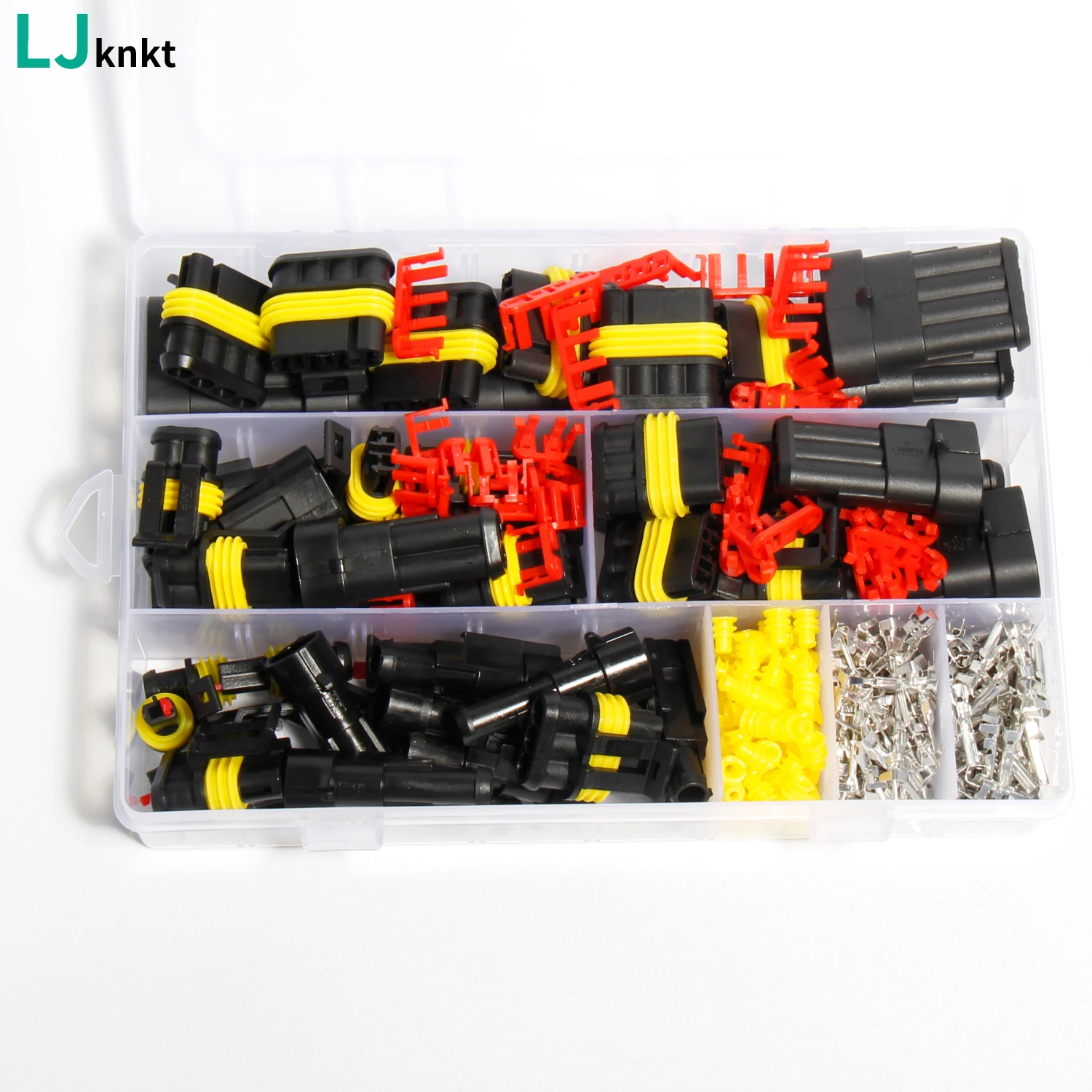 26set/352pcs Electrical Wire Connector 1/2/3/4 Pins IP68 Waterproof 12A Crimp Terminal Car Fuse Kits Electrical Wire Connector
26set/352pcs Electrical Wire Connector 1/2/3/4 Pins IP68 Waterproof 12A Crimp Terminal Car Fuse Kits Electrical Wire Connector