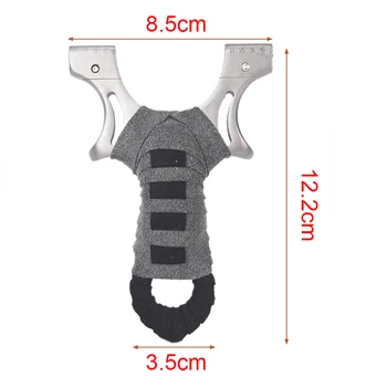 High Strength Steel Hunting Catapult Hunter Folding Wrist Sling Shot Color Random Professional Rubber Band Traditional Slingshot 
High Strength Steel Hunting Catapult Hunter Folding Wrist Sling Shot Color Random Professional Rubber Band Traditional Slingshot