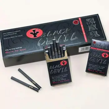 Quitte Smoke Artifact Black Devil Chocolate Flavor Cigarettes Made from Chinese Tea Cigarette Non-tobacco Products No Nicotine 
Quitte Smoke Artifact Black Devil Chocolate Flavor Cigarettes Made from Chinese Tea Cigarette Non-tobacco Products No Nicotine