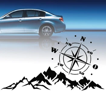 56x30CM 3D Universal Car Sticker Compass Navigation Mountain Offroad Vinyl Decal Sticker Accessories
56x30CM 3D Universal Car Sticker Compass Navigation Mountain Offroad Vinyl Decal Sticker Accessories