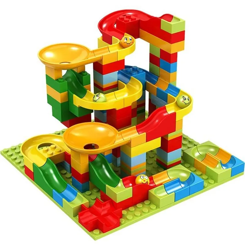 165pcs Marble Run Maze Balls Track Building Blocks Toy Funnel Slide Assemble Bricks Compatible Legoed Duploe
165pcs Marble Run Maze Balls Track Building Blocks Toy Funnel Slide Assemble Bricks Compatible Legoed Duploe