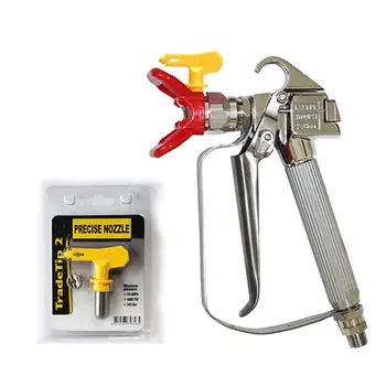 High Pressure Airless Sprayer Set Spray Tool + Nozzle Seat + Nozzle (specified Model) Spray Paint Tool Sprayer Accessories
High Pressure Airless Sprayer Set Spray Tool + Nozzle Seat + Nozzle (specified Model) Spray Paint Tool Sprayer Accessories