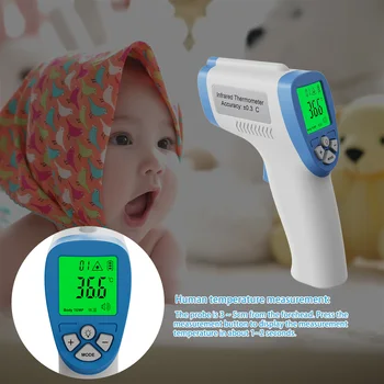 Baby Digital LCD Thermometer Non-contact IR Infrared Thermometer Forehead Body Temperature Measurement Device Fast Accurate
Baby Digital LCD Thermometer Non-contact IR Infrared Thermometer Forehead Body Temperature Measurement Device Fast Accurate