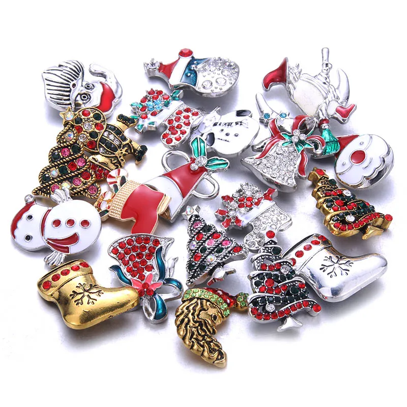 10pcs/lot High Quality Christmas Snap Button Jewelry DIY Crystal Rhinestone 18mm Metal Snap Jewelry Fit Snap Bracelet Bangle
10pcs/lot High Quality Christmas Snap Button Jewelry DIY Crystal Rhinestone 18mm Metal Snap Jewelry Fit Snap Bracelet Bangle