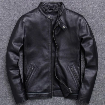 European Fashion Mens Cow Leather Jackets And Coats 5XL Plus Size Genuine Leather Jackets Cowskin Coats Winter Streetwear A848
European Fashion Mens Cow Leather Jackets And Coats 5XL Plus Size Genuine Leather Jackets Cowskin Coats Winter Streetwear A848