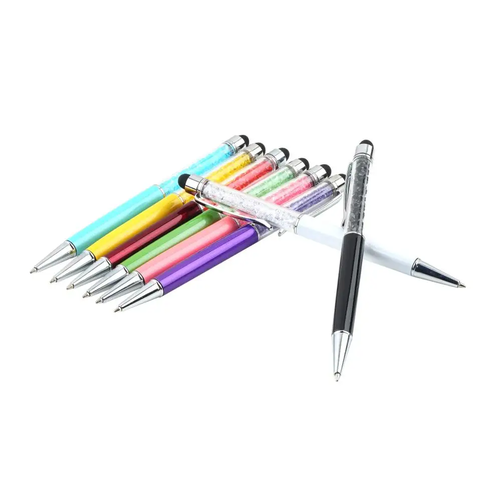 New 8 Cnady Colors Stylus Pen Crystal 2 in1 Touch Screen Ballpoint Pen For iPhone iPad pro Pencil Samsung Galaxy Tablet PC Phone
New 8 Cnady Colors Stylus Pen Crystal 2 in1 Touch Screen Ballpoint Pen For iPhone iPad pro Pencil Samsung Galaxy Tablet PC Phone