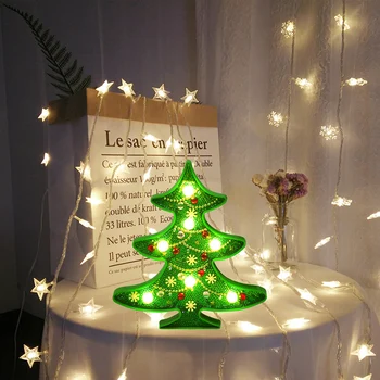 DIY Christmas Tree Snowman Gifts Kids Educational Toys Children's Diamond Painting with Frame Led Lighted Decoration for Home
DIY Christmas Tree Snowman Gifts Kids Educational Toys Children's Diamond Painting with Frame Led Lighted Decoration for Home