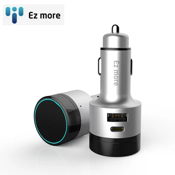 Newest 2 in 1 2020 Original Ez more Smart Bluetooth Car Charger QC 3.0 Dual USB Type-C Quick Charge AI Control Music Controller
Newest 2 in 1 2020 Original Ez more Smart Bluetooth Car Charger QC 3.0 Dual USB Type-C Quick Charge AI Control Music Controller