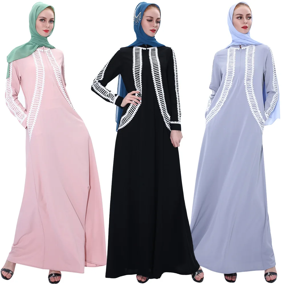 Мусульманская женская повседневная верхняя одежда женские длинные платья |