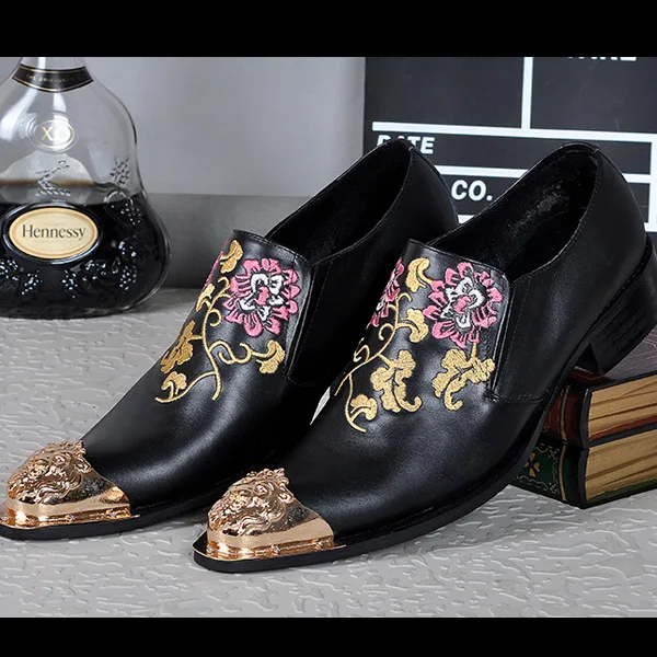Casual Shoes Toe Loafers British Style Slip-on Pointed Metal Fashion Genuine Leather Men Casual Leather Shoes Cow Leather Rubber
Casual Shoes Toe Loafers British Style Slip-on Pointed Metal Fashion Genuine Leather Men Casual Leather Shoes Cow Leather Rubber