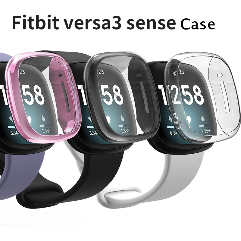 TPU Case for Fitbit Versa 3 strap band Soft Plated All-Around Screen Full Protector Cover Bumper For Fitbit Sense Watch Shell
TPU Case for Fitbit Versa 3 strap band Soft Plated All-Around Screen Full Protector Cover Bumper For Fitbit Sense Watch Shell