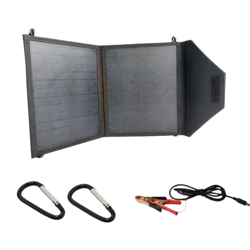 10W 2 x Usb Solar Panel Folding Power Bank Outdoor Camping Hiking Battery Charger
10W 2 x Usb Solar Panel Folding Power Bank Outdoor Camping Hiking Battery Charger