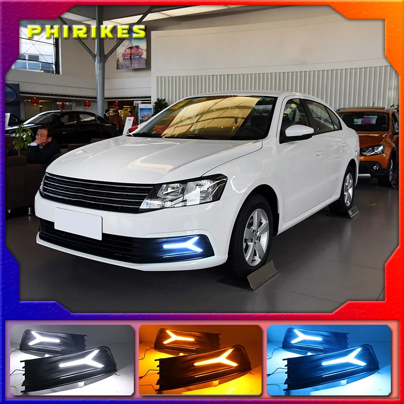 1 Pair LED DRL Daytime Running Light For Volkswagen VW Lavida 2015-2017 with Yellow Trun Signal Light Blue Night Lamp
1 Pair LED DRL Daytime Running Light For Volkswagen VW Lavida 2015-2017 with Yellow Trun Signal Light Blue Night Lamp
