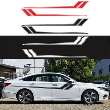 Durable And Practical 2pcs Car Truck Sticker Or Styling Skirt Waist Line Stripe Racing Graphic Decal
Durable And Practical 2pcs Car Truck Sticker Or Styling Skirt Waist Line Stripe Racing Graphic Decal