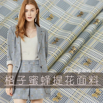 1 meter jacquard brocade fabric for sewing bee check quilting for patchwork yarn-dyed fabrics diy handwork cloth telas textile
1 meter jacquard brocade fabric for sewing bee check quilting for patchwork yarn-dyed fabrics diy handwork cloth telas textile