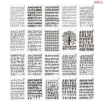 20pcs/set Letter Alphabet Number Stencil DIY Drawing Template Painting Scrapbook WXTA
20pcs/set Letter Alphabet Number Stencil DIY Drawing Template Painting Scrapbook WXTA