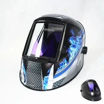 Auto Darkening Welding Helmet View Size 98x88mm 3.86x2.46” DIN 4-13 4 Sensors EN379 Welding Mask 
Auto Darkening Welding Helmet View Size 98x88mm 3.86x2.46” DIN 4-13 4 Sensors EN379 Welding Mask