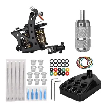 8 Wrap Coils Tattoo Machine Set Permanent Makeup Needle Ink Cups Wrench Tattoo Body Art Kit
8 Wrap Coils Tattoo Machine Set Permanent Makeup Needle Ink Cups Wrench Tattoo Body Art Kit