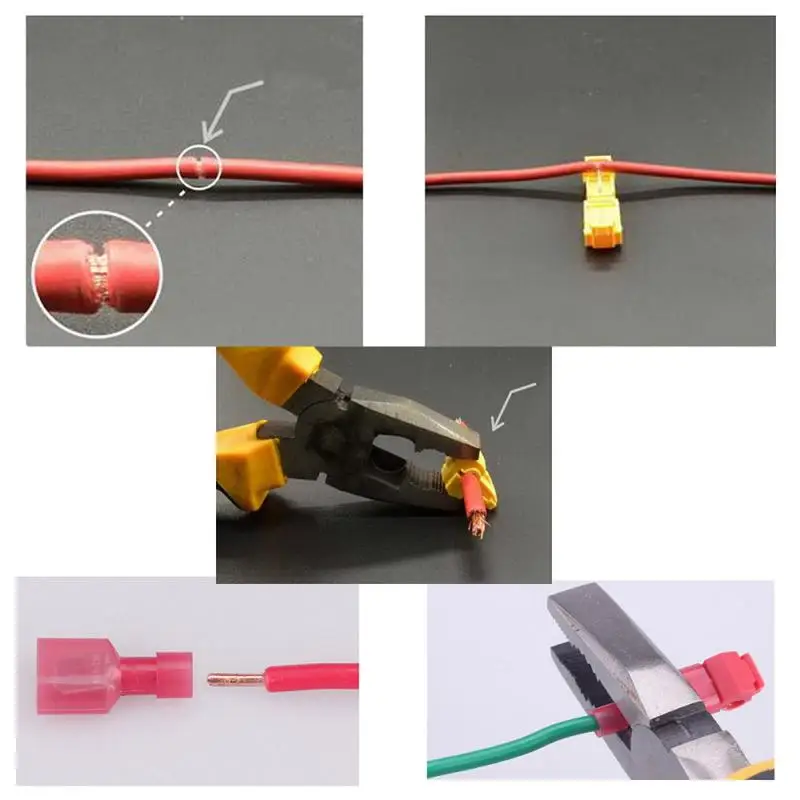 T-Tap/Male Female Insulated Wire Quick Splice Terminal Connectors Set Wire Terminal Connectors Car Audio Alarm Combo Pack Kit
T-Tap/Male Female Insulated Wire Quick Splice Terminal Connectors Set Wire Terminal Connectors Car Audio Alarm Combo Pack Kit