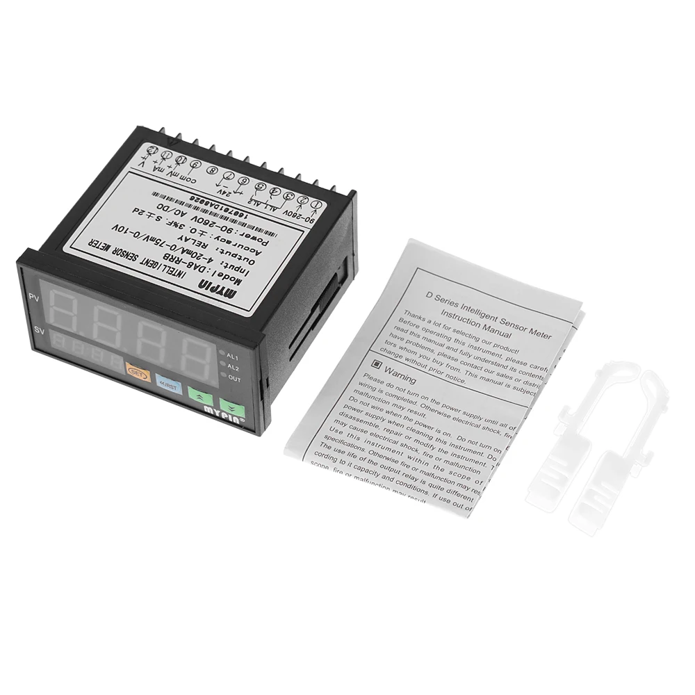 Hot New Digital Sensor Meter Multi-functional Intelligent LED Display 0-75mV/4-20mA/0-10V 2 Relay Alarm Output
Hot New Digital Sensor Meter Multi-functional Intelligent LED Display 0-75mV/4-20mA/0-10V 2 Relay Alarm Output