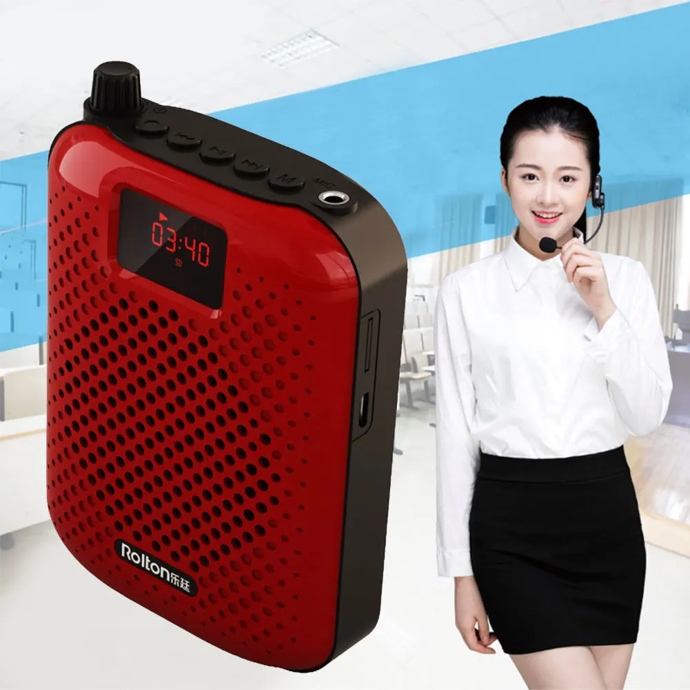 Bluetooth Loudspeaker USB Charging Durable Voice Amplifier Super Power Practical Auto Pairing Microphone Easy Operate Teaching
Bluetooth Loudspeaker USB Charging Durable Voice Amplifier Super Power Practical Auto Pairing Microphone Easy Operate Teaching
