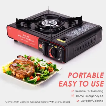 Portable Butane Gas Stove with Carrying Case for Camping
Portable Butane Gas Stove with Carrying Case for Camping
