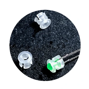 100Pcs White Plastic 3mm Through Hole LED Clip Holder Case Socket Spacer 
100Pcs White Plastic 3mm Through Hole LED Clip Holder Case Socket Spacer