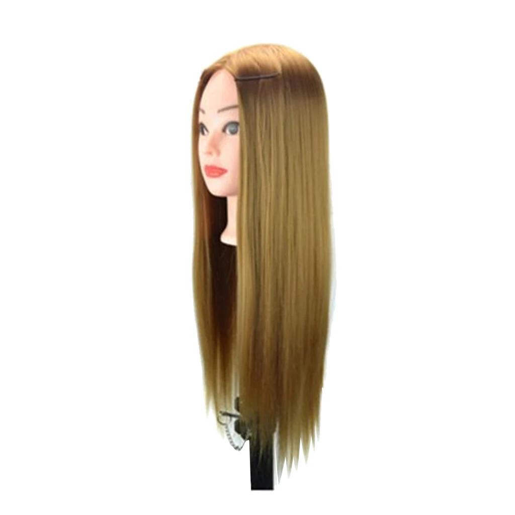 23'' Hair Styling Mannequin Head Training Cosmetology Doll Head w/ Clamp Gray 23'' Hair Styling Mannequin Head Training Cosmetology Doll Head w/ Clamp Gray