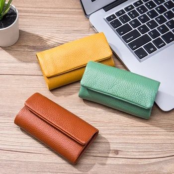Full-Grain Leather Multi-Functional Key Bag Purse Korean-Style Couple'S Fashion Simple Door 
Full-Grain Leather Multi-Functional Key Bag Purse Korean-Style Couple'S Fashion Simple Door