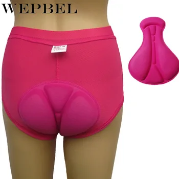 WEPBEL Cycling Underpants Women 3D Padded Bicycle Underwear Breathable Lightweight Bike Riding
WEPBEL Cycling Underpants Women 3D Padded Bicycle Underwear Breathable Lightweight Bike Riding