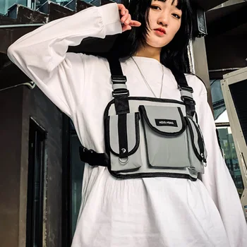 Streetwear Waist pack Reflective Hip-Hop Chest Bag Women Tactical Chest Rig Bags Unisex Functional Brand Vest Belt Bag Purse 
Streetwear Waist pack Reflective Hip-Hop Chest Bag Women Tactical Chest Rig Bags Unisex Functional Brand Vest Belt Bag Purse