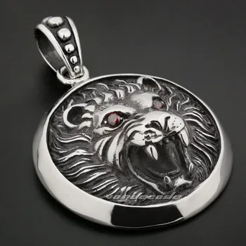 316L Stainless Steel Huge Knight King Lion Pendant Mens Biker Rocker Punk Style 6T006 Steel Necklace 26 inches
316L Stainless Steel Huge Knight King Lion Pendant Mens Biker Rocker Punk Style 6T006 Steel Necklace 26 inches