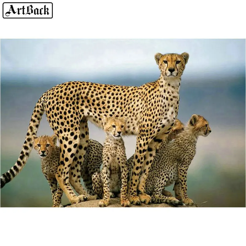New Arrival Animal Diamond Painting Leopard Family Full Square 5d round Diamond Mosaic African Cheetah Diamond Embroidery
New Arrival Animal Diamond Painting Leopard Family Full Square 5d round Diamond Mosaic African Cheetah Diamond Embroidery