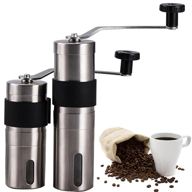 Manual Coffee Grinder Stainless Steel Washable Coffee Hand Mill Silicone Coffeeware Coffee Beans Spice Grinder Machine
Manual Coffee Grinder Stainless Steel Washable Coffee Hand Mill Silicone Coffeeware Coffee Beans Spice Grinder Machine