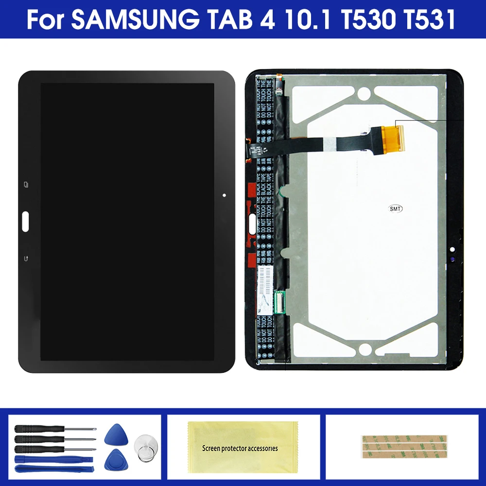 10.1'' LCD For Samsung Galaxy Tab 4 10.1" T530 T531 T535 LCD Display Touch Panel Screen Glass Digitizer Assembly Replacement
10.1'' LCD For Samsung Galaxy Tab 4 10.1" T530 T531 T535 LCD Display Touch Panel Screen Glass Digitizer Assembly Replacement