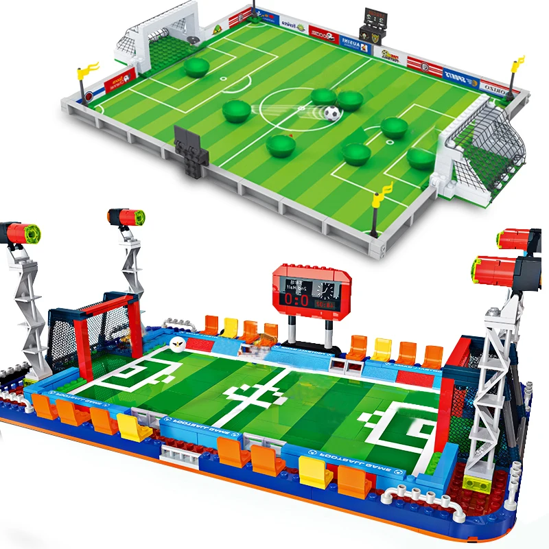 Compatible Legoing France football field team figure stoys German soccer players Russia kicker building blocks kids toys
Compatible Legoing France football field team figure stoys German soccer players Russia kicker building blocks kids toys