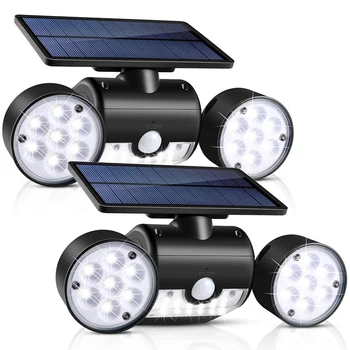 2Pcs Outdoor Solar Light 30 Led Double Head Ip65 Waterproof Solar Light Motion Sensor Spotlight Outdoor Sports Garden Rotatable
2Pcs Outdoor Solar Light 30 Led Double Head Ip65 Waterproof Solar Light Motion Sensor Spotlight Outdoor Sports Garden Rotatable