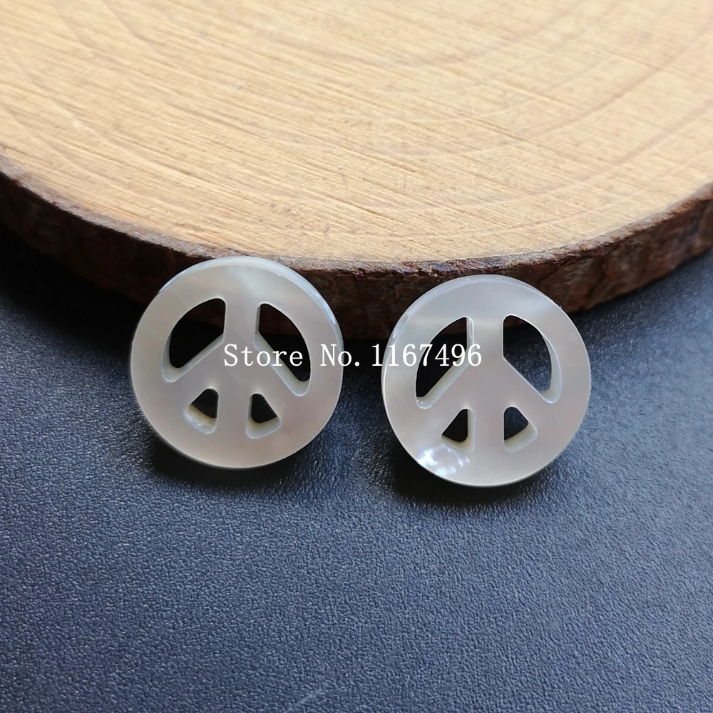 60pcs/lot 10mm Peace Sign MOP Beads Natura Mother of Pearl Shell Beads for DIY Jewelry
60pcs/lot 10mm Peace Sign MOP Beads Natura Mother of Pearl Shell Beads for DIY Jewelry
