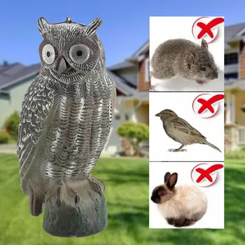 Hunting Decoy Repellent Bird Owl Decoy Realistic Creative Solar Energy PE Scarecrow Outdoors Tree Garden Decor
Hunting Decoy Repellent Bird Owl Decoy Realistic Creative Solar Energy PE Scarecrow Outdoors Tree Garden Decor