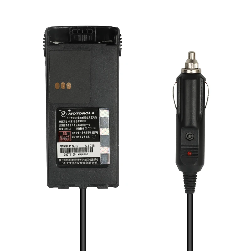 GP340 GP360 GP380 Walkie Talkie Batteria Charger The cigarette lighter 7.5V Car borrowing Plastic battery Charger
GP340 GP360 GP380 Walkie Talkie Batteria Charger The cigarette lighter 7.5V Car borrowing Plastic battery Charger