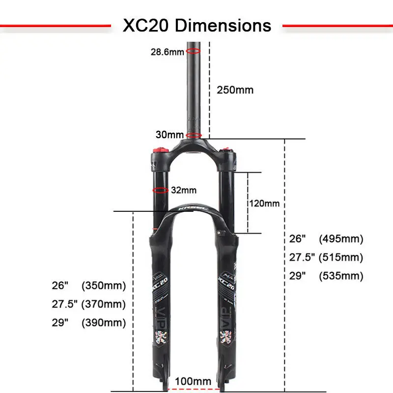 29 inch bike forks