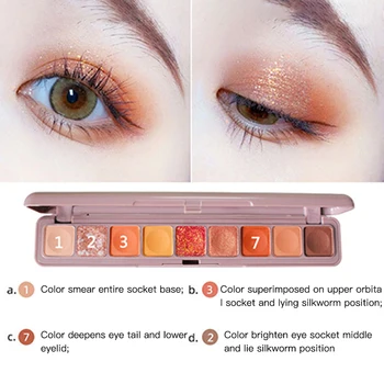 

New 9 Colors Glitter Eye Shadow Makeup Pallete Matte Eye Shadow Palette Shimmer Shine Eyeshadow Powder Pigment eye Cosmetics