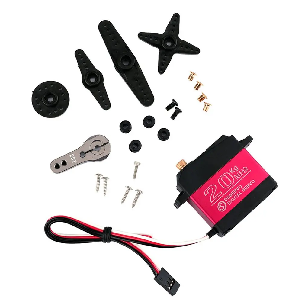 Rc Servo Aluminum Waterproof Shell Uniaxial Servo Metal Gear Digital Servo Baja 20Kg Servo For Rc Car
Rc Servo Aluminum Waterproof Shell Uniaxial Servo Metal Gear Digital Servo Baja 20Kg Servo For Rc Car