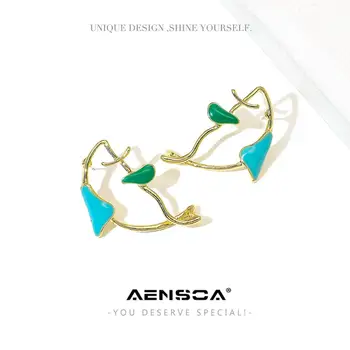 AENSOA Fashion Creative Irregular Painting Metal Dangle Earrings For Women Gold Color Geometric Drop Earrings 2020 Accessories
AENSOA Fashion Creative Irregular Painting Metal Dangle Earrings For Women Gold Color Geometric Drop Earrings 2020 Accessories