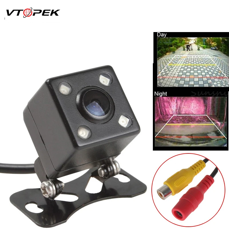Vtopek New in 2019 HD Waterproof rear view Camera Reversing Parking Iine 4 LED 140 Degree Night Vision Car Camera Backup Camera
Vtopek New in 2019 HD Waterproof rear view Camera Reversing Parking Iine 4 LED 140 Degree Night Vision Car Camera Backup Camera